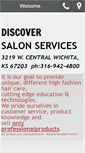Mobile Screenshot of discoversalonservices.com